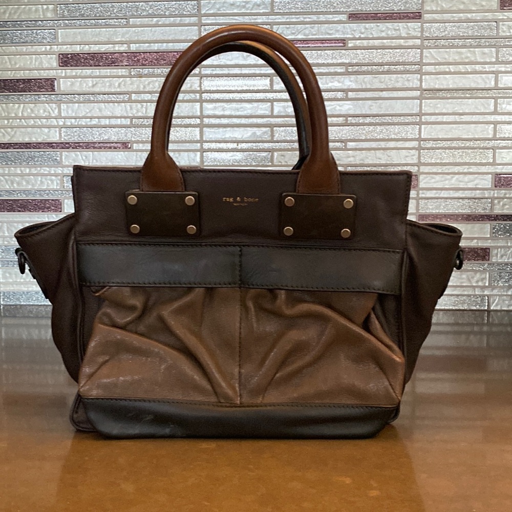 Rag & Bone Mocha Small Pilot Bag